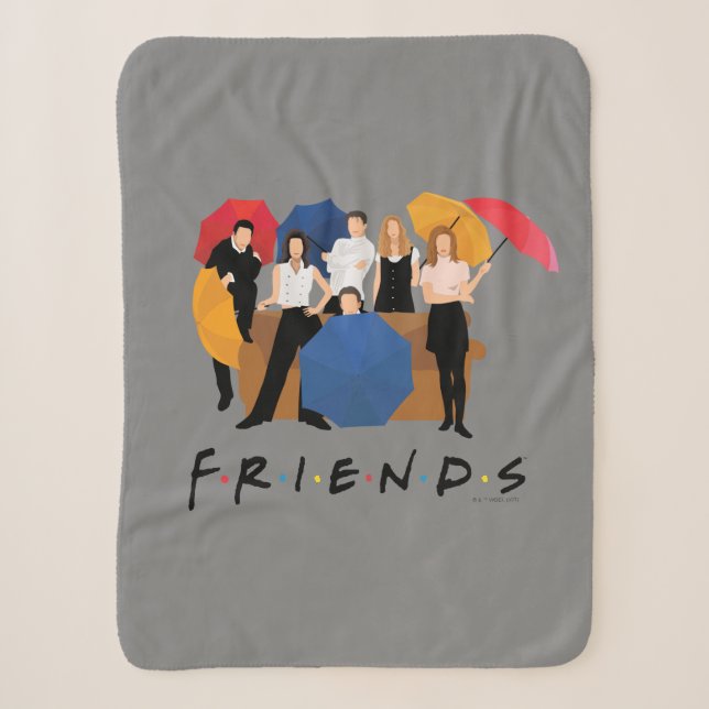 FRIENDS™-Zeichen-Silhouette Sherpadecke (Vorderseite)