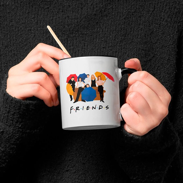 FRIENDS™-Zeichen-Silhouette Tasse (Von Creator hochgeladen)