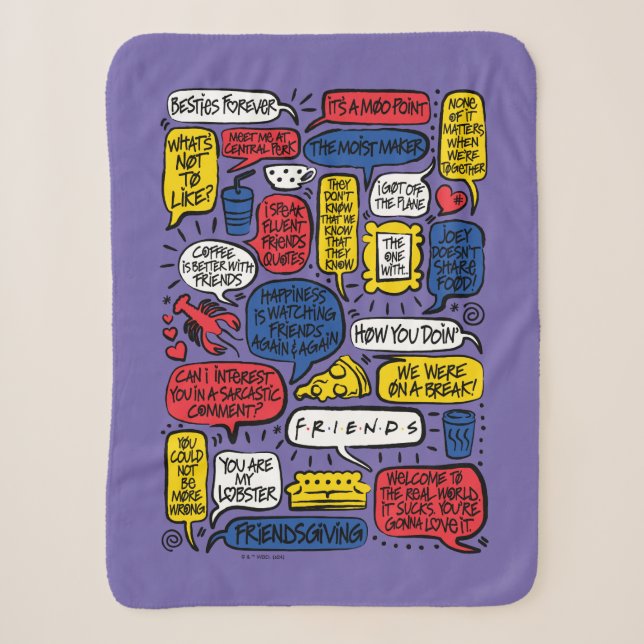 FRIENDS™-Zitate Sherpadecke (Vorderseite)