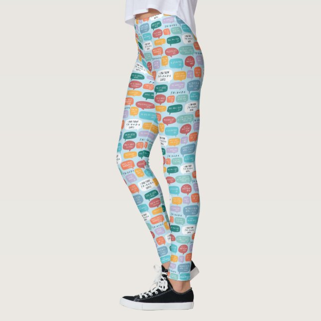 FRIENDS™ Zitatmuster Leggings (Links)