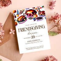 Friendsgivig Erntedank Table Geschirr modern