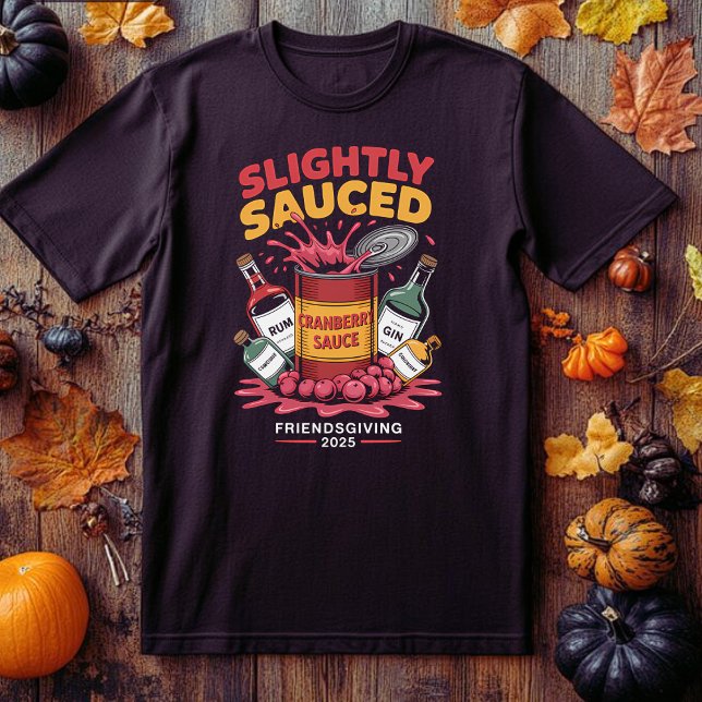 Friendsgiving 2025 Fun Friendsgiving Türkei T-Shirt (Von Creator hochgeladen)