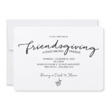 Friendsgiving Einladung