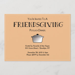 FRIENDSGIVING Einladung!-Personalisierbar! Einladung