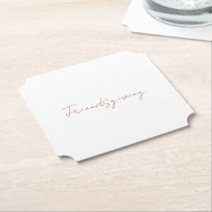 Friendsgiving Fall Cinnamon Text Erntedank Untersetzer