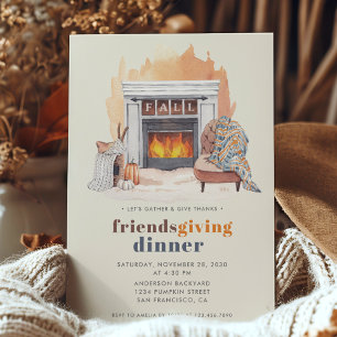 Friendsgiving Give Danke Dinner Einladung
