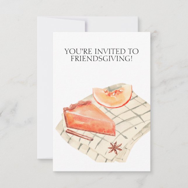 Friendsgiving Invitation for Thanksgiving (Devant)