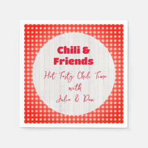 Friendsgiving Potluck Chili Cook Off Erntedank Serviette