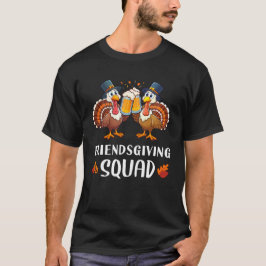 Friendsgiving Squad Funny Erntedank Türkei T-Shirt