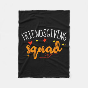 Friendsgiving-Truppe Lustige Thanksgiving-Freundsc Fleecedecke