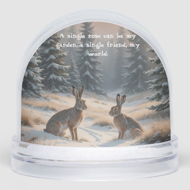 Friendship - Best Friends Schneekugeln (Vorderseite)