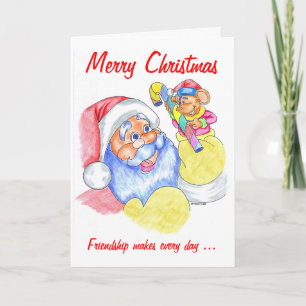 Friendship Christmas Card Feiertagskarte
