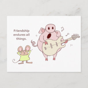 FRIENDSHIP ENDURES POSTKARTE