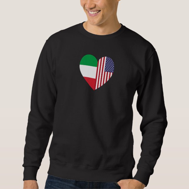 Friendship Forever America and Italy   Sweatshirt (Vorderseite)