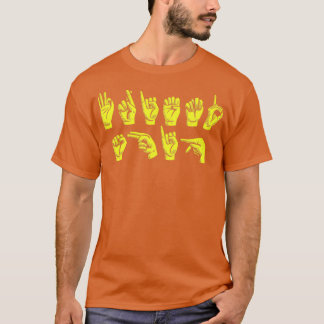 Friendship Funny American Sign Language T-Shirt