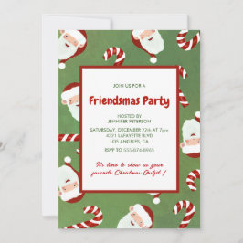 Friendsmas Einladungen Niedlich Santa Barley Zucke