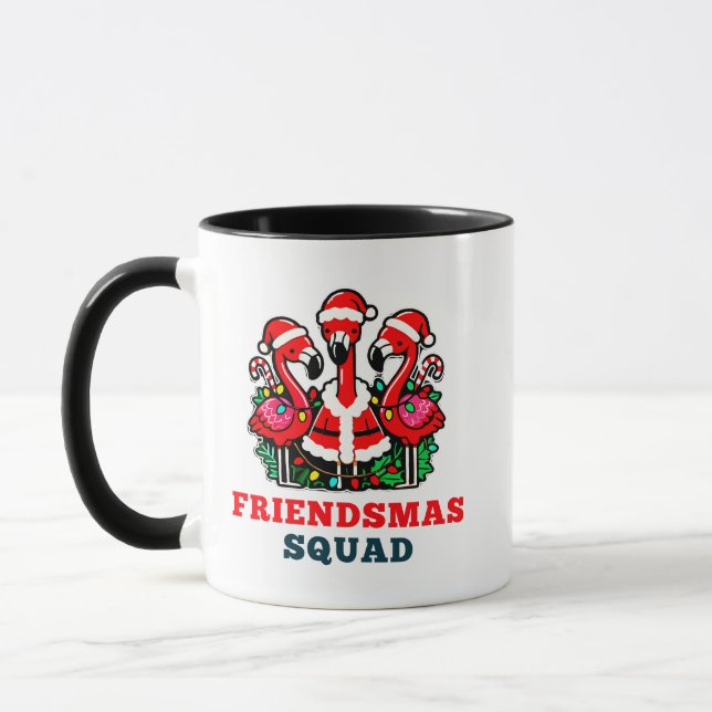 Friendsmas Flamingo Squad Tasse (Links)