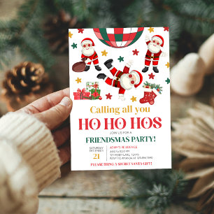 Friendsmas Funny Weihnachts-Party Einladung