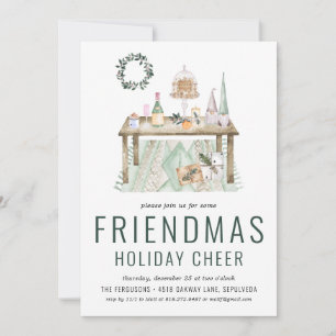 Friendsmas Weihnachtsfeier Einladung