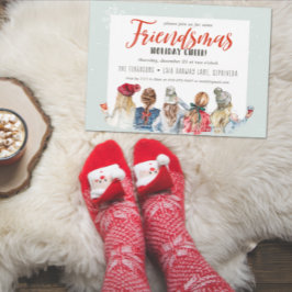 Friendsmas Weihnachtsfeier Einladung