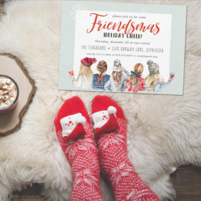 Friendsmas Weihnachtsfeier Einladung (Von Creator hochgeladen)