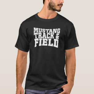 Friendswood Mustangs Track and Field T-Shirt