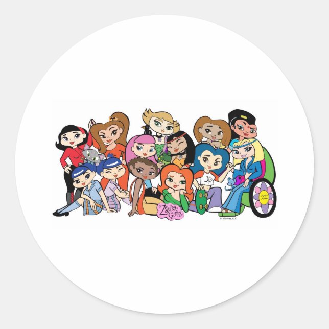 Friendz Aufkleber (Vorderseite)