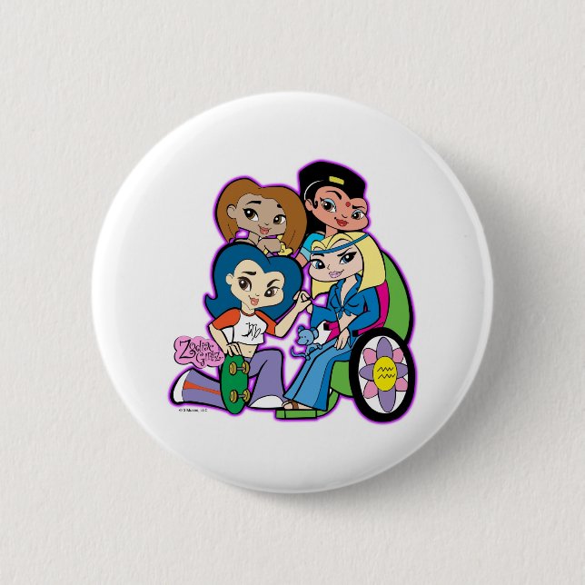 Friendz Knopf Button (Vorderseite)