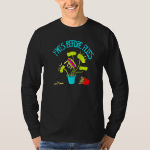 Fries Before Flies Venus Flytrap Grafik T-Shirt