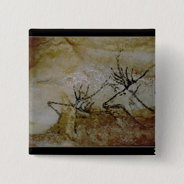 Fries der Rotwild, c.17000 BC Button (Vorderseite)