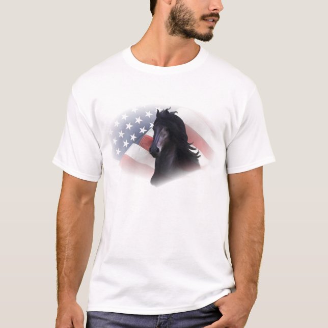 Fries paard T-Shirt (Vorderseite)