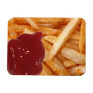 Fries und Ketchup Magnet