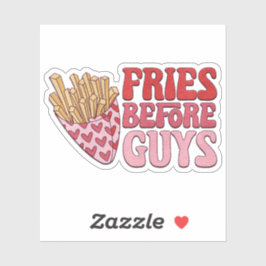 Fries vor Typ Aufkleber - Valentinaufkleber