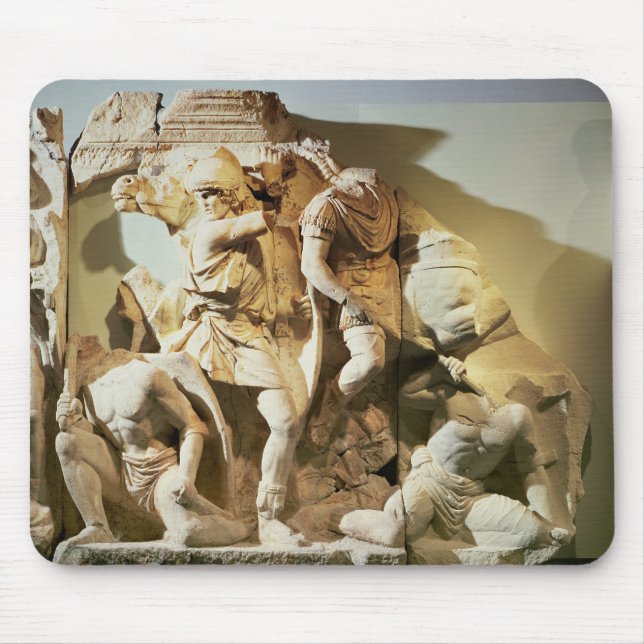 Friesdetail einer Kampfszene Mousepad (Vorne)