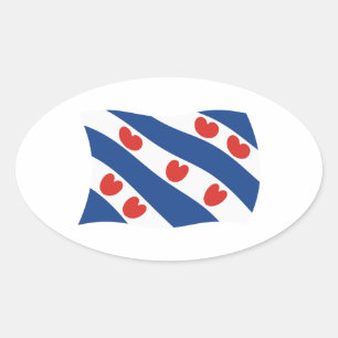 Friesen Flag Aufkleber