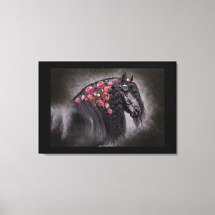 Friesenporträt - eingewickelte Leinwand