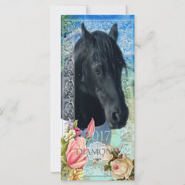 Friesian DIAMOND ~ Calendar Card (Vorderseite)