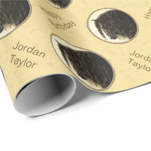 Friesian Draft Horellow Geschenkpapier