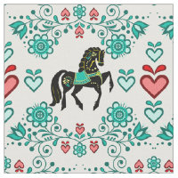 Friesian/Frisian Folk Pferaqua/black, herzen, 4"