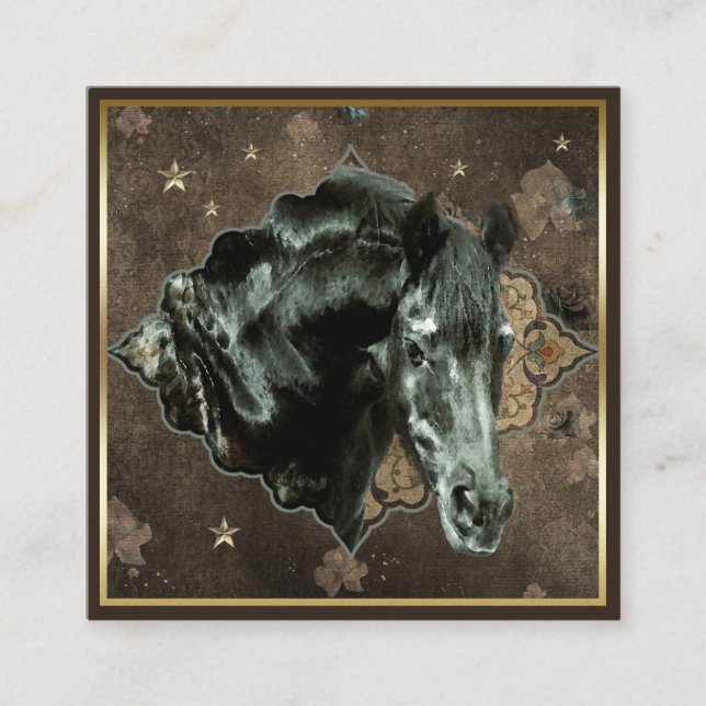 Friesian Horse - Visitenkarte (Vorderseite)