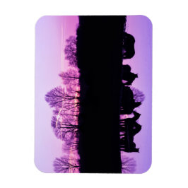 Friesian Reflektionen at Sunset Magnet