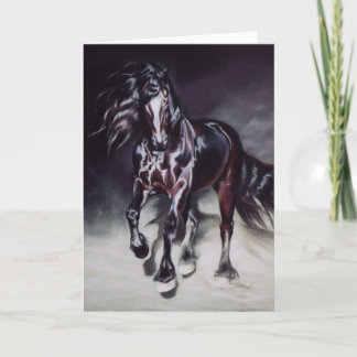 Friesian Stallion - carte