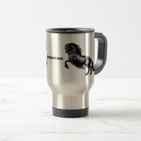 Friesisch, schwarzer Hengst, schwarze Schönheit