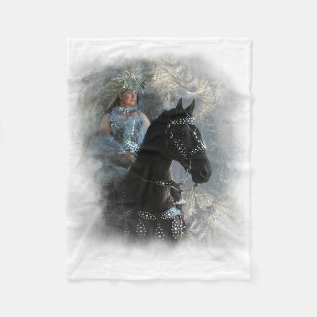 Friesische Fantasie-Fleece-Decke Fleecedecke (Vorderseite)