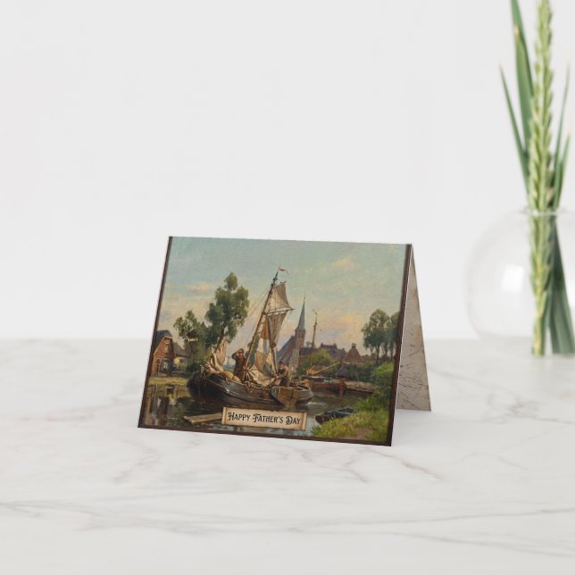 Friesischer Vater Dankeskarte (Vorderseite)