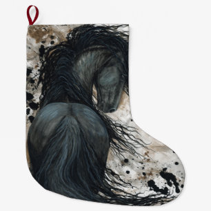 Friesisches Pferd durch Bihrle WeihnachtsStrumpf Großer Weihnachtsstrumpf