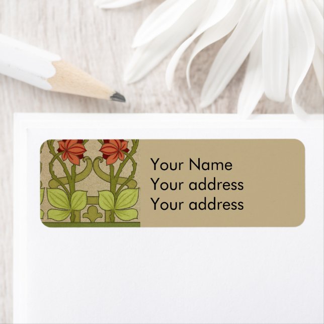 Frieze Border Art Nouveau Floral (Insitu)