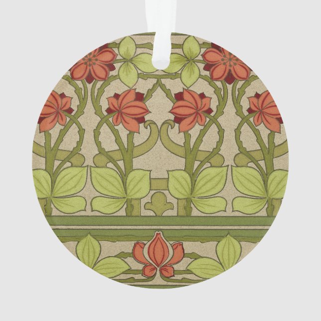 Frieze Border Art Nouveau Floral Ornament (Rückseite)