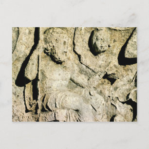 Frieze mit King Priam und Hecuba Postkarte