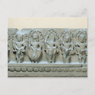 Frieze mit neun Divinities Postkarte